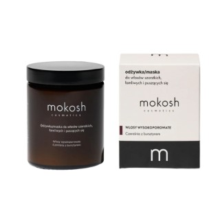 Mokosh Odżywka/Maska do włosów wysokoporowatych, szorstkich, łamliwych i puszących się Czereśnia z Bursztynem 180 ml