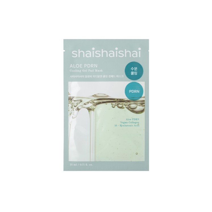 Shaishaishai Aloe PDRN Cooling Gel Pad Mask kojąca Maska hydrożelowa z PDRN 21 ml