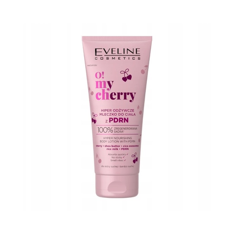 Eveline O! My Cherry Hiper Nourishing Body Milk with PDRN 200 ml