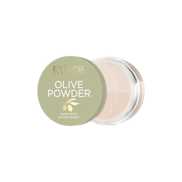 Eveline Olive Powder loose powder with olive leaf and seed extract 8 g