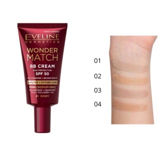 Eveline Wonder Match BB Cream with SPF50 /02/ Vanilla 30 ml
