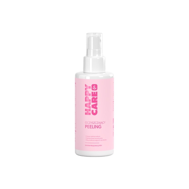 Happy Care Peeling do skóry głowy z kwasem bursztynowym 130 ml