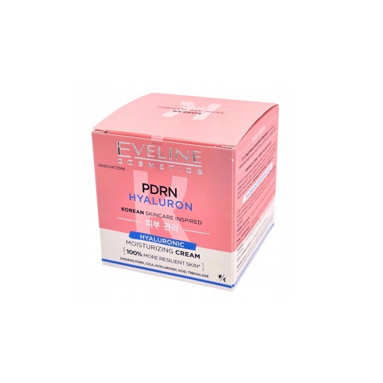 Eveline PDRN & Hyaluron Moisturizing Face Cream with Hyaluronic Acid 50 ml