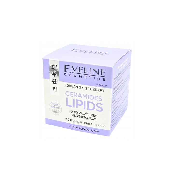 Eveline Korean Therapy Regenerating Nourishing Cream with Ceramides and Lipids 50 ml