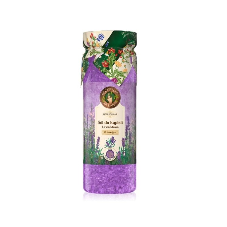 Receptury Zielarki Lavender Bath Salt 700 g