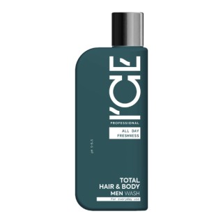 Ice Professional Men Total Hair & Body Wash 2in1 Shampoo and body wash for men 250 ml