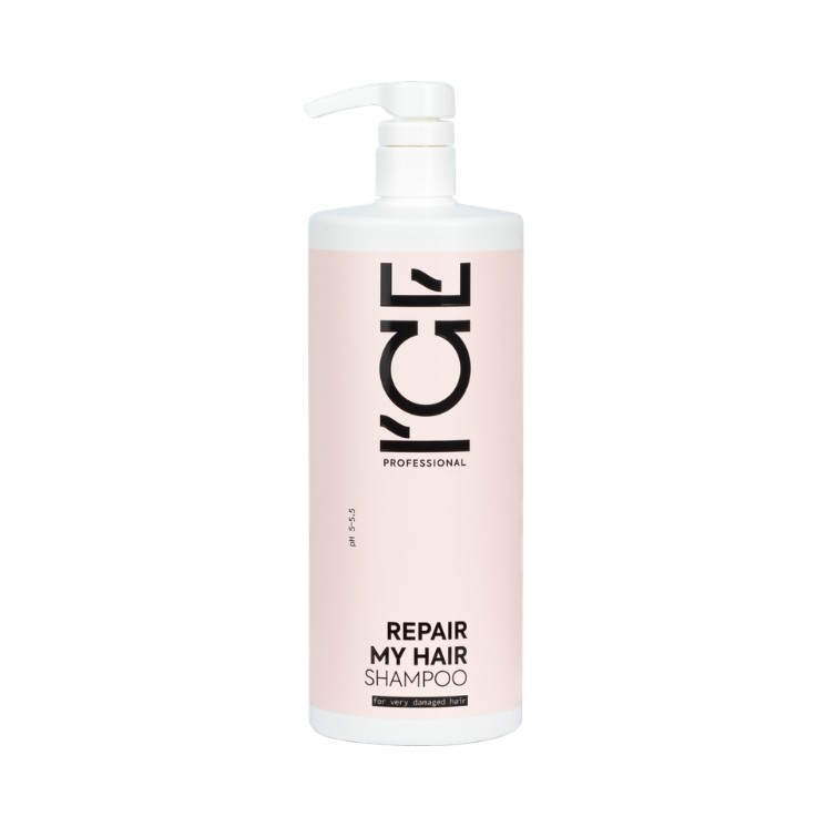 Ice Professional Repair My Hair Szampon do włosów zniszczonych, wysokoporowatych i łamliwych 1000 ml
