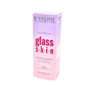 Eveline Glass Skin Active Moisturizing and Brightening Serum 18 ml