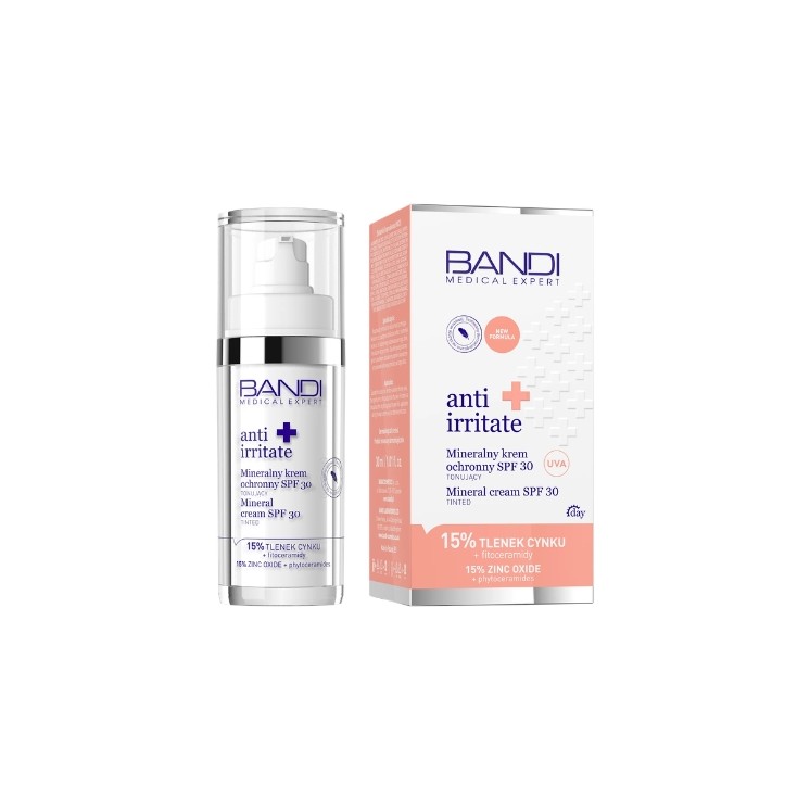 Bandi Medical Expert Anti Irritate Mineral Protective Face Cream SPF30 Tinted 50 ml
