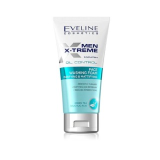 Eveline Men X-Treme Innovation! Oil Control Pianka do mycia twarzy oczyszczająco-matująca 150 ml