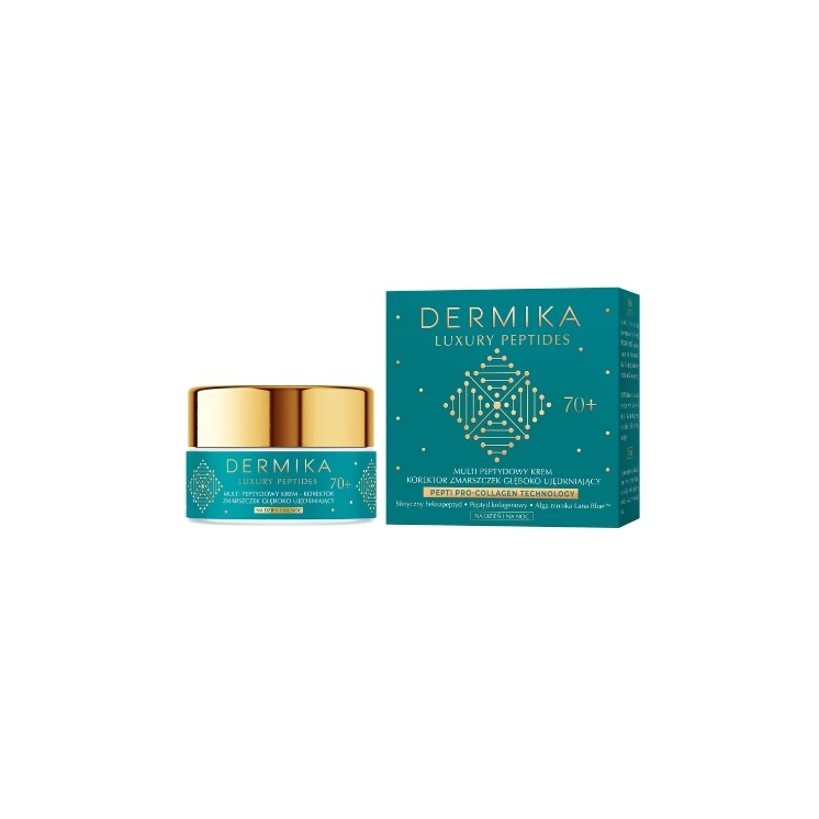 Dermika Luxury Peptides Multi-Peptide Deep Firming Cream-Concealer 70+ 50 ml