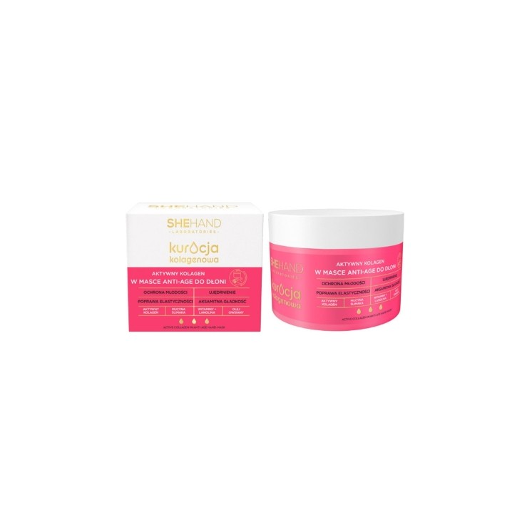 SheHand Collagen Treatment Active Collagen for Hands in Anti-Age Mask 80 g