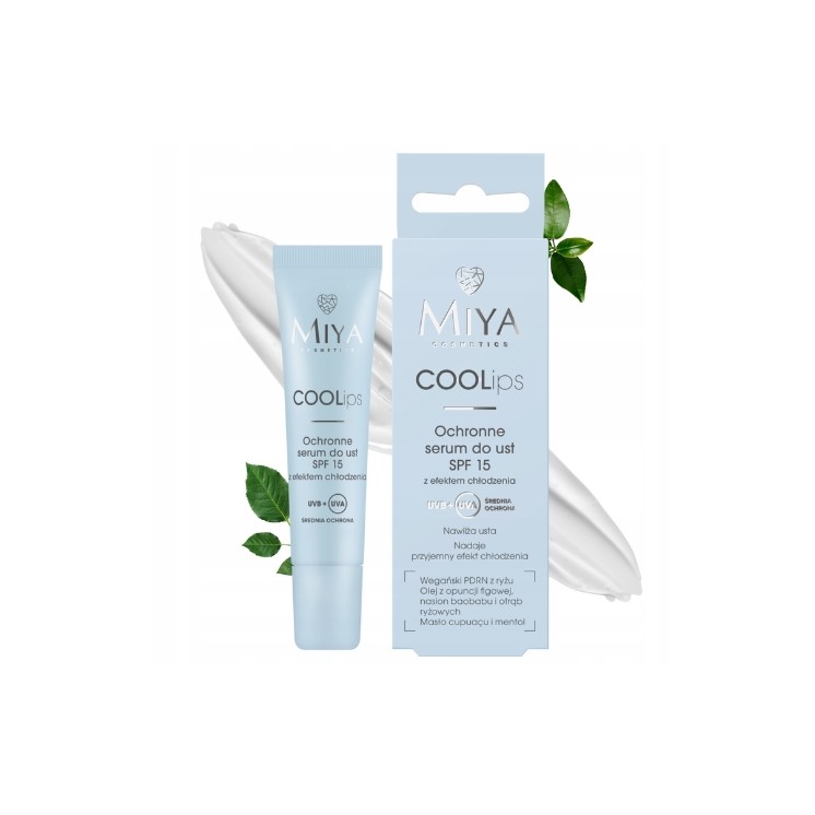 Miya Cosmetics COOLips Protective Lip Serum SPF15 with Cooling Effect 10g