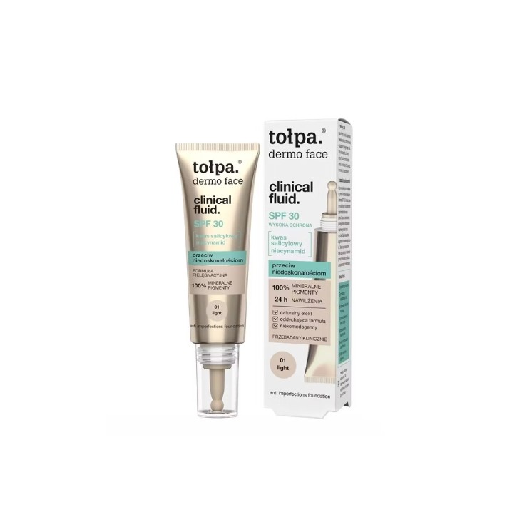 Tołpa Dermo Face Clinical Fluid Anti-Imperfection Foundation SPF30 /01/ Light 25 ml