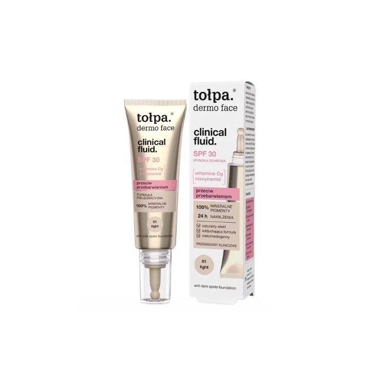 Tołpa Dermo Face Clinical Fluid Anti-Discoloration Foundation SPF30 /01/ Light 25 ml
