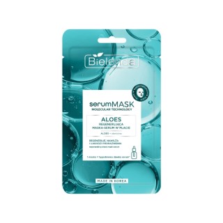 Bielenda serumMASK Molecular Technology regenerating Aloe Serum Sheet Mask 1 piece