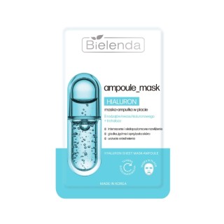 Bielenda Ampoule_mask moisturizing Hyaluron sheet mask-ampoule 1 piece