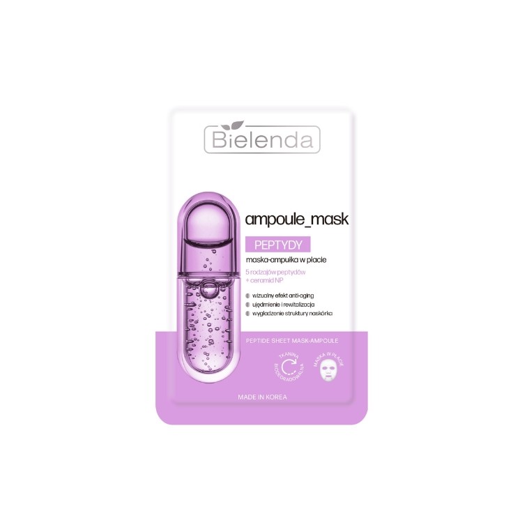 Bielenda Ampoule_mask firming Ampoule sheet mask Peptides 1 piece