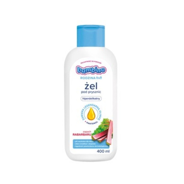 Bambino Rodzina Żel pod prysznic Rabarbar 400 ml