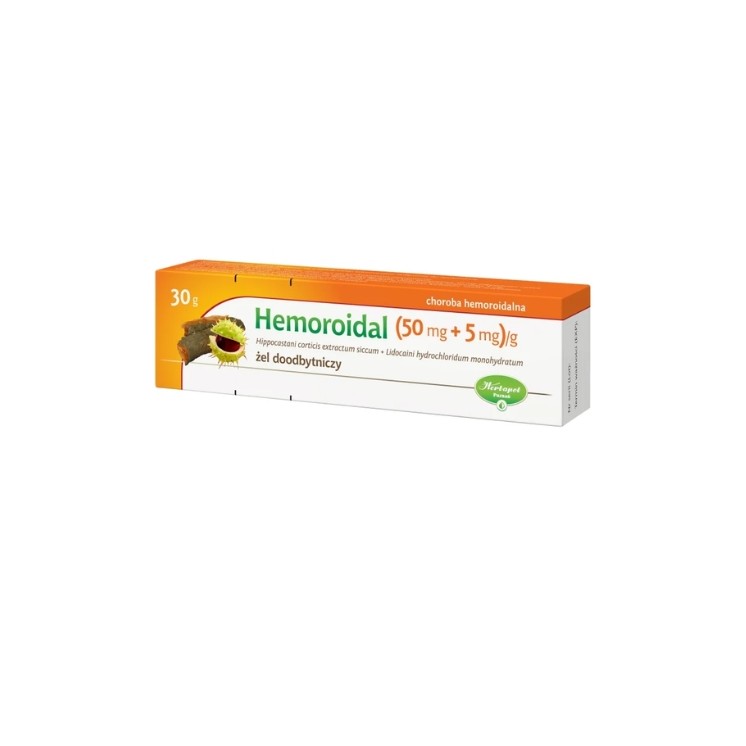 Hemorrhoidal (50 mg+ 5 mg)/g Rectal gel 30 g