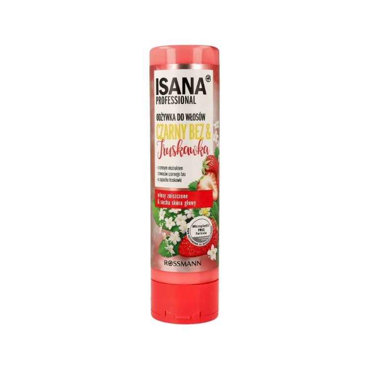 Isana Professional Hair Conditioner Elderberry & Strawberry 250 ml