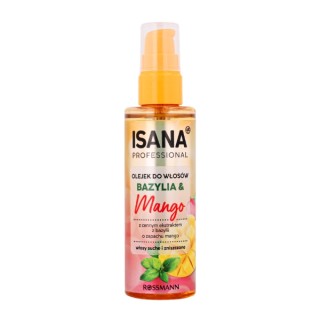 Isana Professional Basil & Mango Oil for Dry and Damaged Hair 100 ml
