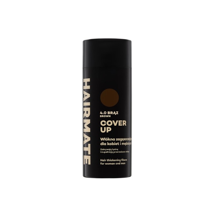 Hairmate Cover Up Cellulose Fibers for Hair Thickening /4/ Brown 22 g