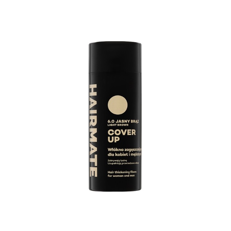Hairmate Cover Up Cellulose Fibers for Hair Thickening /6/ Light Brown 22 g
