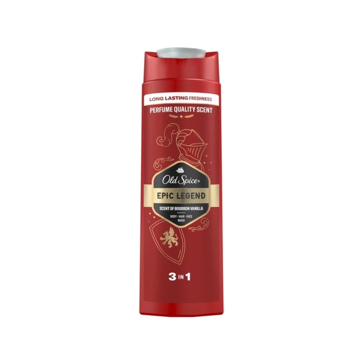 Old Spice Żel pod prysznic i Szmpon do włosów Epic Legends 3w1 400 ml