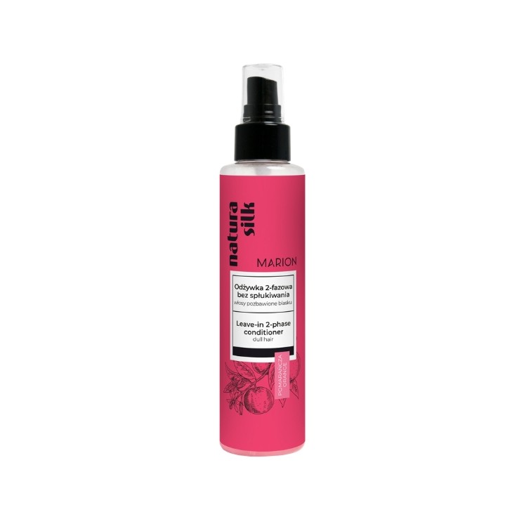 Marion Natura Silk 2-fazowa Odżywka bez spłukiwania do włosów pozbawionych blasku 150 ml