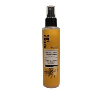 Marion Natura Silk 2-fazowa Odżywka bez spłukiwania do włosów łamliwych 150 ml 