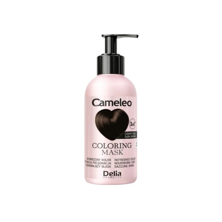 Delia Cameleo Hair Color Mask Dark Brown 120 ml
