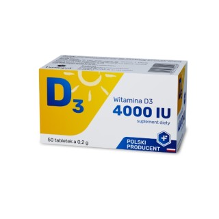 Vitamin D3 4000IU 50 tablets