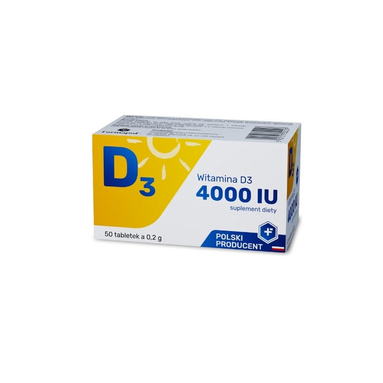 Vitamin D3 4000IU 50 tablets