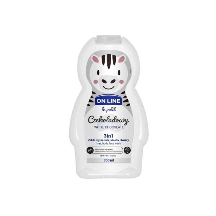 On Line Le Petit Chocolate Body, Hair and Face Wash Gel for Children 350 ml