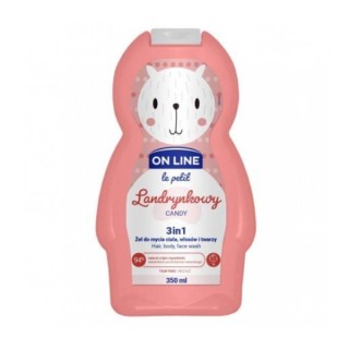 On Line Le Petit Candy Body, Hair and Face Wash Gel for Children 350 ml