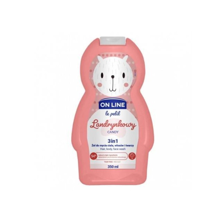 On Line Le Petit Candy Body, Hair and Face Wash Gel for Children 350 ml