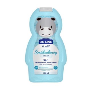 On Line Le Petit Creamy Body, Hair and Face Wash Gel for Children 350 ml
