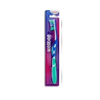 Wellbee Medium Toothbrush 1 piece
