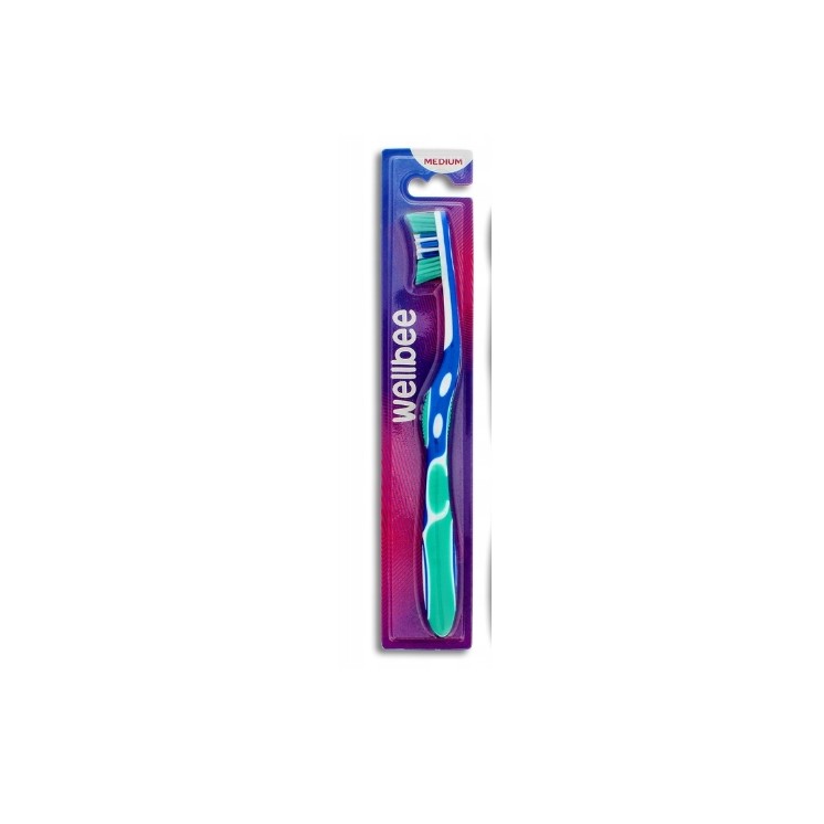 Wellbee Medium Toothbrush 1 piece
