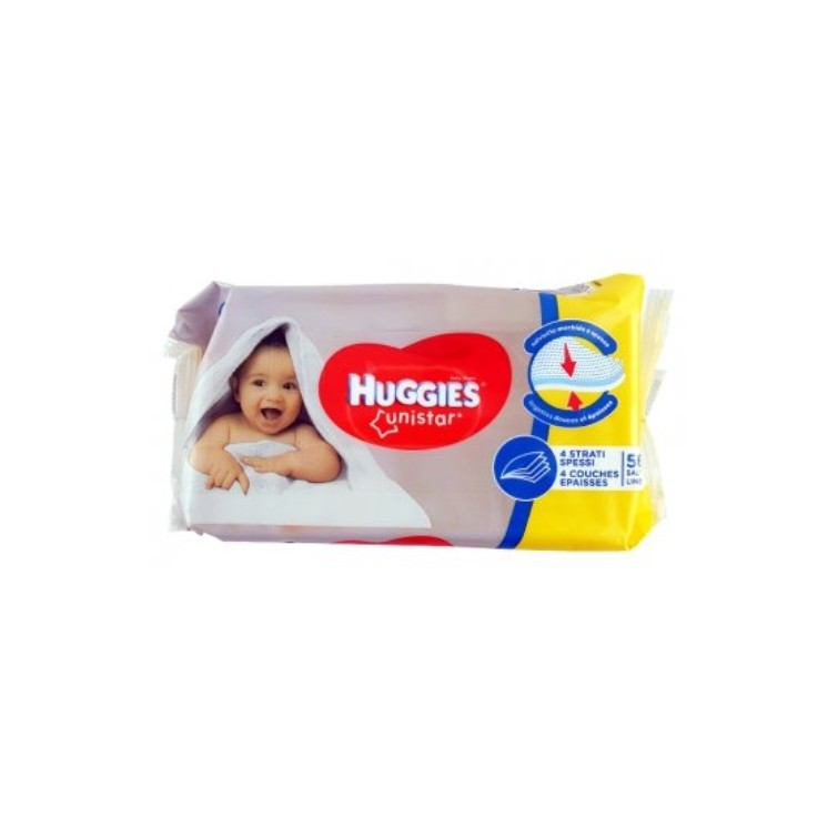 Huggies Unistar Wet Wipes 56 pcs