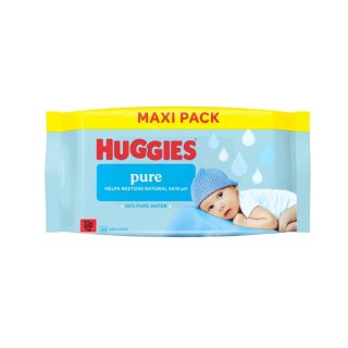 Huggies Pure Wet Wipes 60 pieces