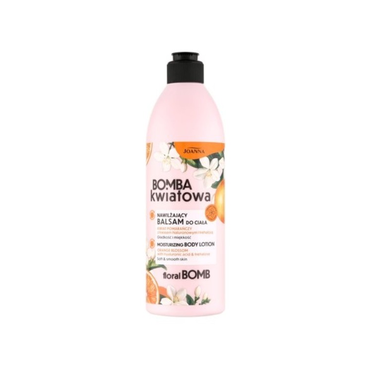 Joanna Bomba Kwiatowa Moisturizing Body Balm Orange Blossom & Hyaluronic Acid 500 ml