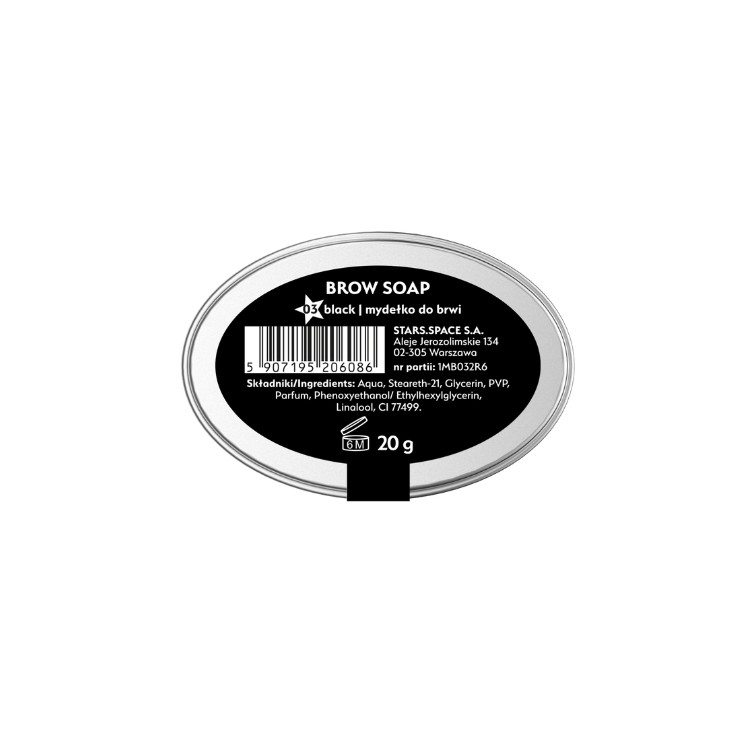 Stars from the Stars Brow Soap /03/ Black 20 g