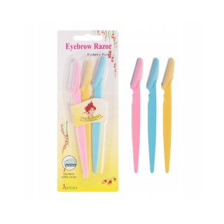 Set of 3 trimmers for trimming hair and eyebrows