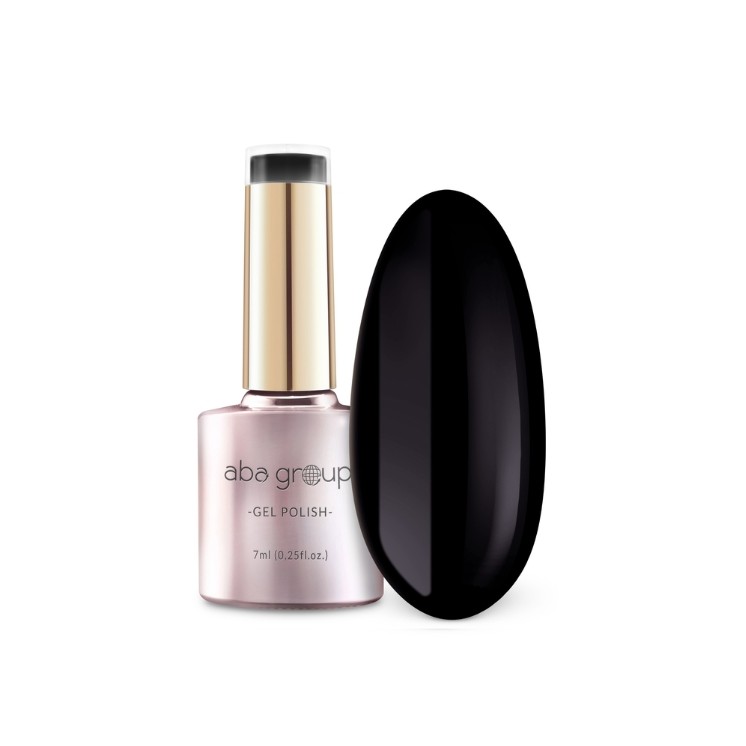 Aba Group Hybrid Nail Polish /757/ Black 7 ml
