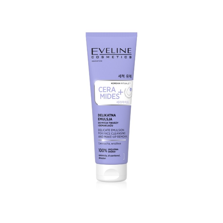 Eveline Korean Therapy Ceramides+ Gentle Facial Cleansing Emulsion 140 ml