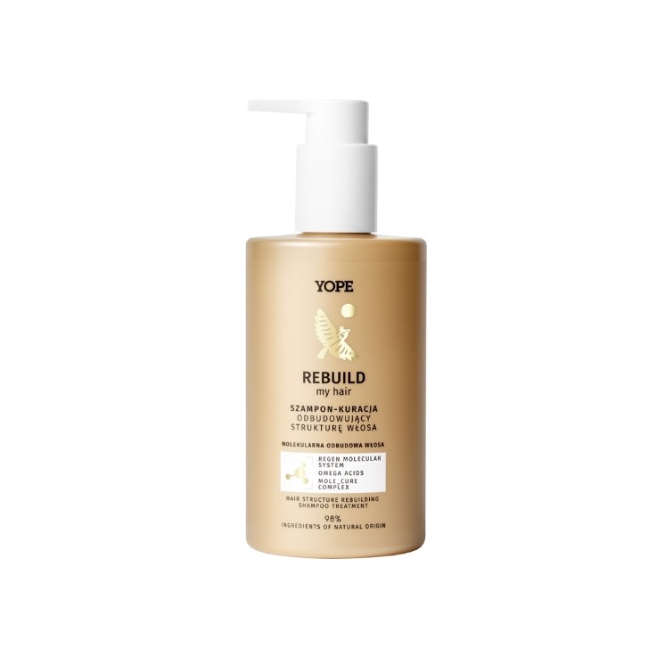 YOPE Rebuild My Hair Szampon-kuracja odbudowujący strukturę włosa 300 ml