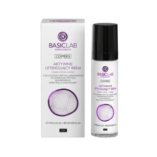 BasicLab Copperis Actively Smoothing Night Face Cream Stimulation and Regeneration 50 ml