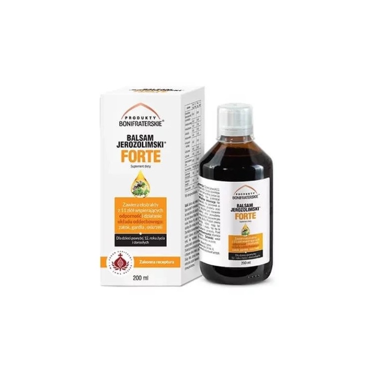 Balsam Jerozolimski Forte Płyn ze składnikami wspierającymi odporność 200 ml